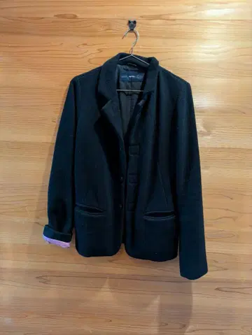 새상품급 mystic 블랙 자켓 F 사이즈