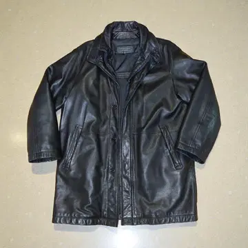 타카큐 TAKA-Q 양가죽 가죽 자켓 이너 포함 하프 코트 L