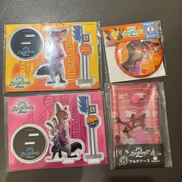 해피 복권 주토피아2 닉 주디 4점 세트