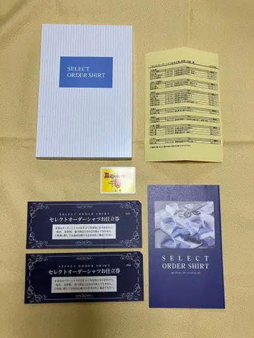 미츠코시 이세탄 셀렉트 오더 셔츠 맞춤권 66,000엔