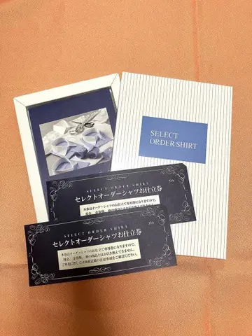 미츠코시 이세탄 셀렉트 오더 셔츠 맞춤권 66,000엔
