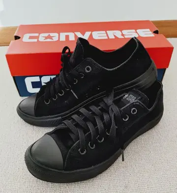 컨버스 올스타 라이트 블랙 로우컷 스니커즈 27.5cm