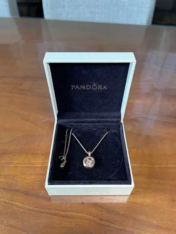 판도라 PANDORA 로즈 골드 목걸이