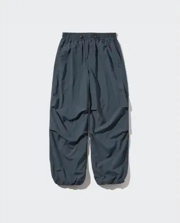 유니클로 파라슈트 팬츠 그레이 차콜 택 포함 새상품