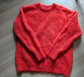 어반 리서치 오렌지 모헤어 혼방 니트