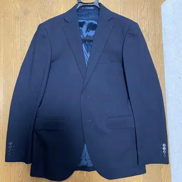 수트 네이비 컬러 섀도우 스트라이프