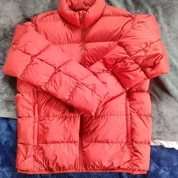 UNIQLO 울트라 라이트 다운 자켓 3D 컷 오렌지 XL
