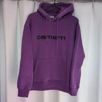 M 사이즈 Carhartt 후드 부착 후드티 퍼플 칼하트