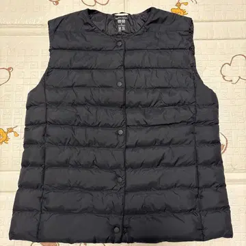 UNIQLO PUFFTECH 블랙 다운 베스트 M