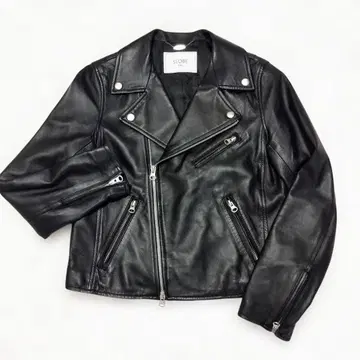 SLOBE IENA 양가죽 더블 라이더 자켓