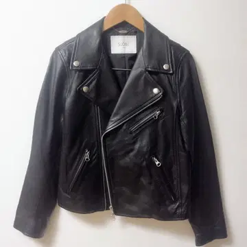 SLOBE IENA 양가죽 더블 라이더 자켓