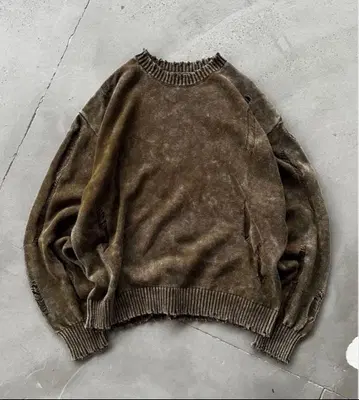 [ Perushu ] 올리브색 스웨터