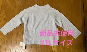 UNTITLED 리브 스웨터 2TL 라이트 블루