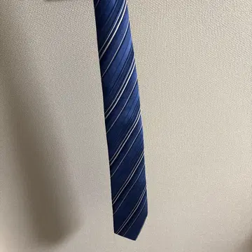 TAKEO KIKUCHI 넥타이 블루 스트라이프