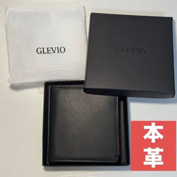 천연 가죽 접이식 지갑 이탈리아 가죽 BOX 선물 지갑 장인 블랙