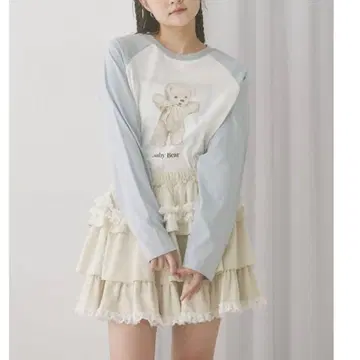 baby bear 래글런 티셔츠 (블루)