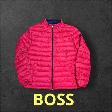 BOSS 다운 자켓 레드 볼륨