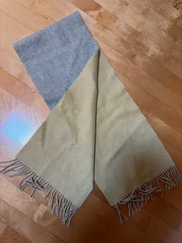 캐시미어 TRUSSARDI 그레이 베이지 머플러