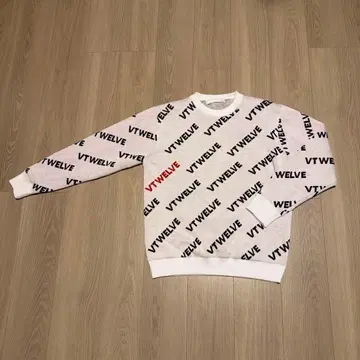 VTWELVE 로고 프린트 크루넥 스웨터