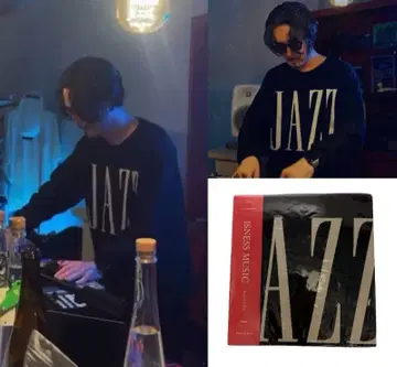 새상품 DJ SHOTA 착용! 이즈네스 뮤직 JAZZ 긴팔 T셔츠 롱티