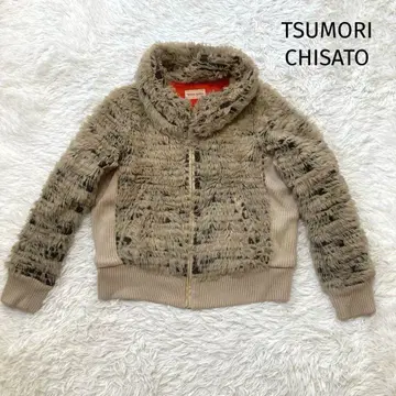 TSUMORI CHISATO 츠모리치사토 보아 자켓 퍼 2