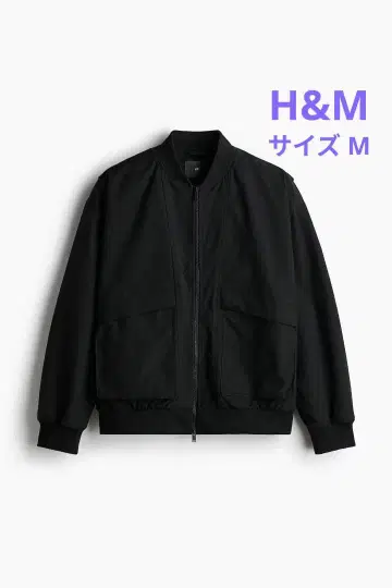 H&M 루즈핏 플라이트 자켓 M