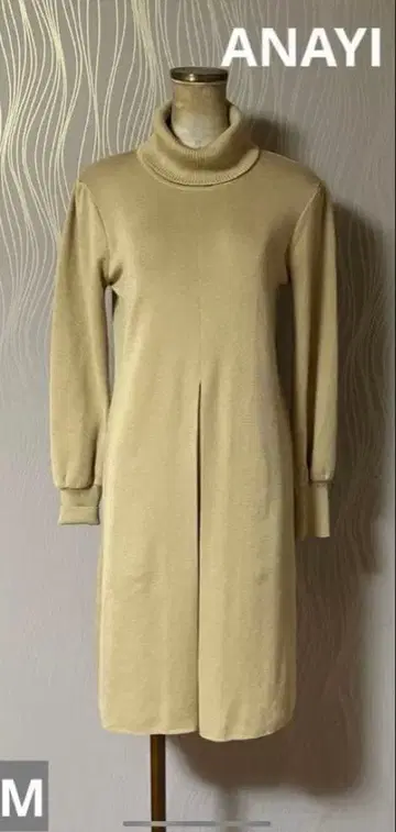 ANAYI 아나이 리브 니트 원피스 터틀
