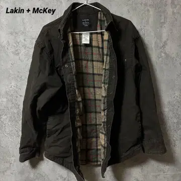 [워크 계열] Lakin + McKey 코튼 워크 자켓 안감 체크