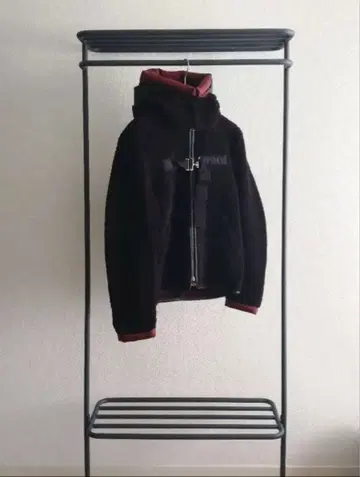 OAMC SHEARLING MOUTON JACKET BURGUNDY S