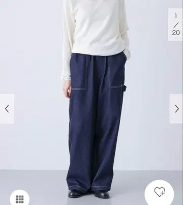 카구레 데님 이지 페인터 팬츠