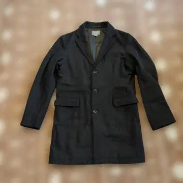 YEVS 블랙 체스터 코트 S