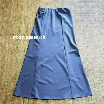 [연내 한정판] URBAN RESEARCH 그레이 롱 스커트 사이즈 36