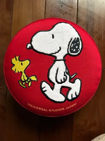 스누피 수납 박스 빨간색