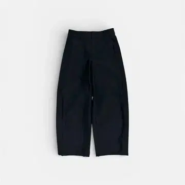 UNIQLO 저지 배럴 레그 팬츠 블랙