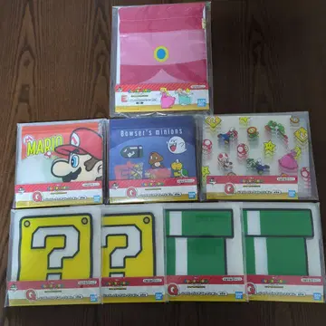 마리오 1번 복권 E상 G상 8점 세트