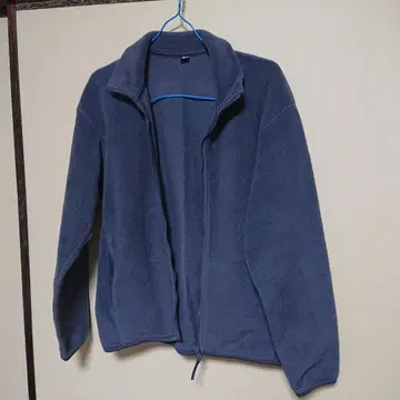 유니클로 다크 블루 플리스 자켓 남성용 S 사이즈