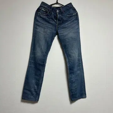 리바이스 501 스트레이트 데님 블루