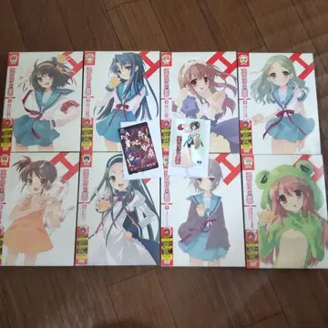 스즈미야 하루히의 우울 한정판 DVD 전 8권 세트 전권 구매 혜택 포함