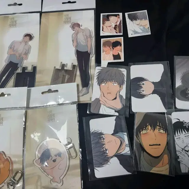 동정의 형태 너의 사랑에 대하여 아크릴 스탠드 키링 방문 포토카드