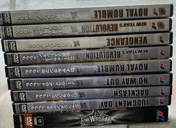 WWE DVD 9장 세트 낱개 판매 안 합니다