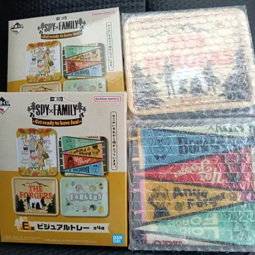 SPY x FAMILY 제일복권 E상 비주얼 트레이 2종 세트