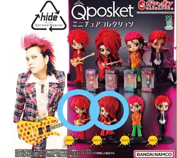 hide Qposket 미니어처 컬렉션 A.B 2종 세트