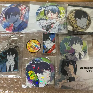 체인소 맨 캔뱃지 아크릴 키링 카페 원작 아키