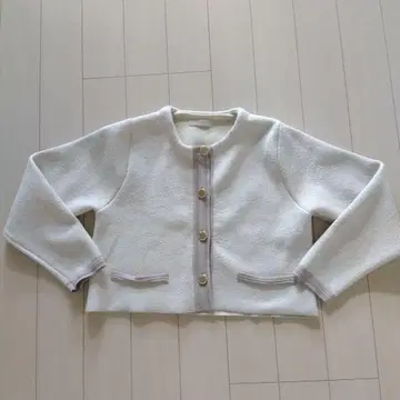 any 917 노카라 자켓 화이트