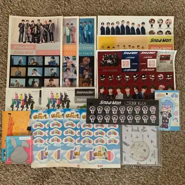 Snow Man 스티커 씰 세트