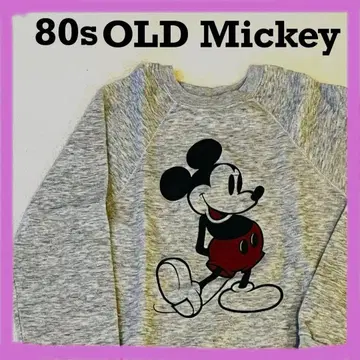 [컨디션 최상] 80s 빈티지 미키 USA 맨투맨 (멜란지)