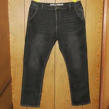 미사용 새상품 남성용 속기모 데님 청바지 울트라 웜 38인치 그레이