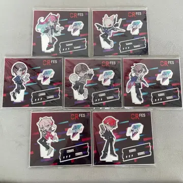 CR 페스티벌 2023 아크릴 스탠드 7장 세트