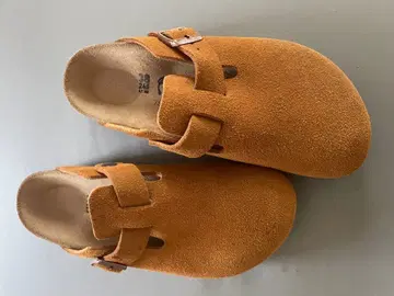 버켄스탁 보스턴 BIRKENSTOCK 샌들 라이트 브라운 24.5cm