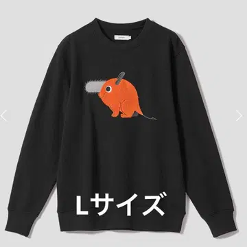 그라니프 체인소 맨 포치타 쭈리 맨투맨 L 사이즈 블랙 미사용 새상품